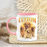 Personalized Gifts for Dog Lovers, Custom Image Photo & Name Coffee Mugs 11Oz