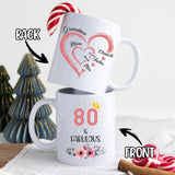Personalized Grandma Fabulous Birthday Coffee Mug Gift 11Oz 15Oz