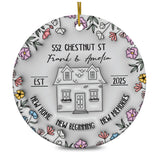 Personalized New Home Ornament 2025 Custom 3D Inflated Effect
