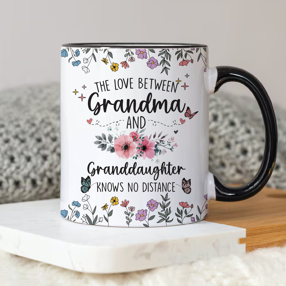 Personalized Choose States Names Grandma And Granddaughter Coffee Mug