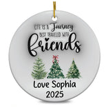 Personalized Friendship Christmas Ornament Custom 3D Inflated Effect Ornaments