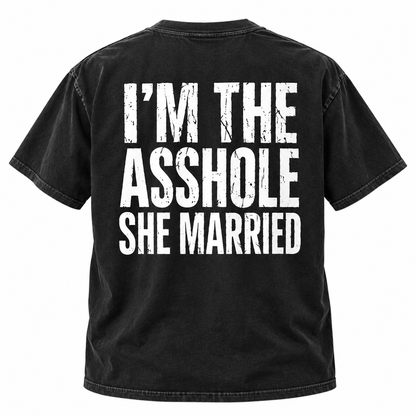 Funny Couple T Shirt | Wife Husband Assholes