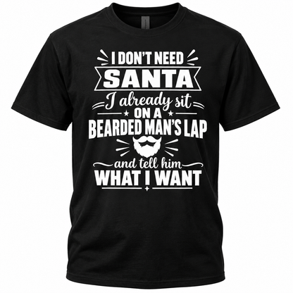 I Don't Need Santa Christmas Funny T Shirt
