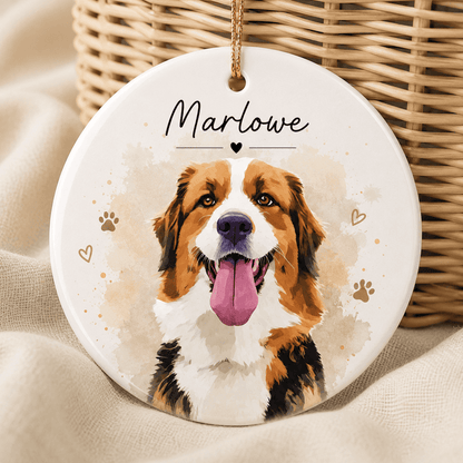 Personalized Pet Photo Ornament Custom Dog Cat Christmas Tree Ornament Custom Picture Gift Set 1-8 PCS