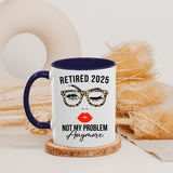 Personalized Customized Retirement Gift For Woman Init Letter Custom Coffee Mug 11Oz