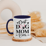 Personalized Dog Mom Gifts For Women Init Letter Custom Mug 11Oz, Dog Mom Gifts Coffee