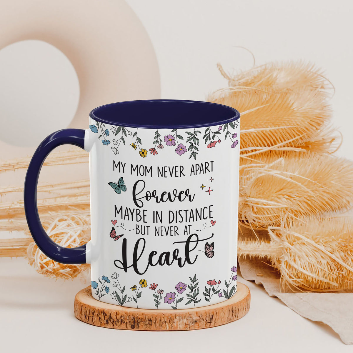 Personalized Distance State Coffee Mug Mothers Birthday Gift