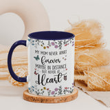 Personalized Distance State Coffee Mug Mothers Birthday Gift