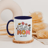 Personalized Birthday Mom Grandma Floral Coffee Mug 11Oz 15Oz