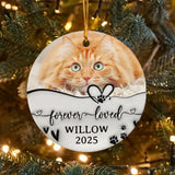 Personalized Cat Memorial Ornaments 3D Inflated Effect, Personalized Photo Christmas