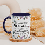 Personalized Choose States Names Coffee Mug Grandma And Granddaughter