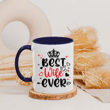 Personalized Customized Gift For Wife Init Letter Custom Coffee Mug 11Oz Gifts For Wife