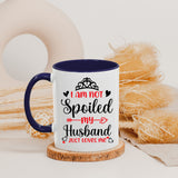Personalized Customized Gift For Wife Init Letter Custom Coffee Mug 11Oz Mothers Day