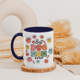 Personalized Custom Image 2D Dog Mom Coffee Mugs 11Oz Photo & Name