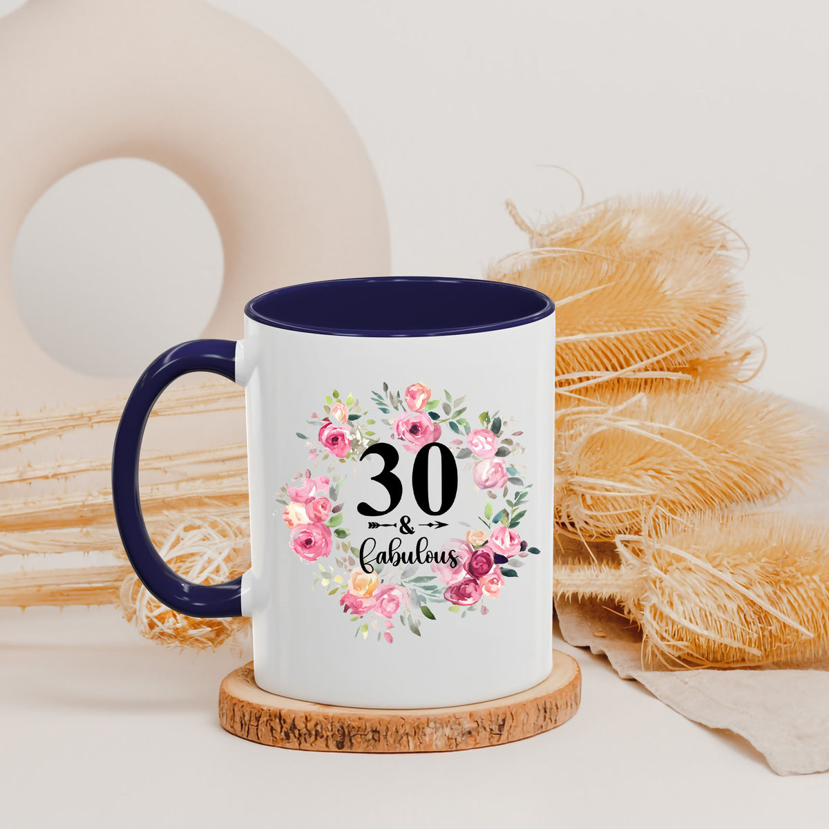 Personalized Monogram 30th 40th 50th... Birthday Coffee Mug 11Oz 15Oz
