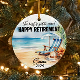 Personalized Retirement Ornament 2025