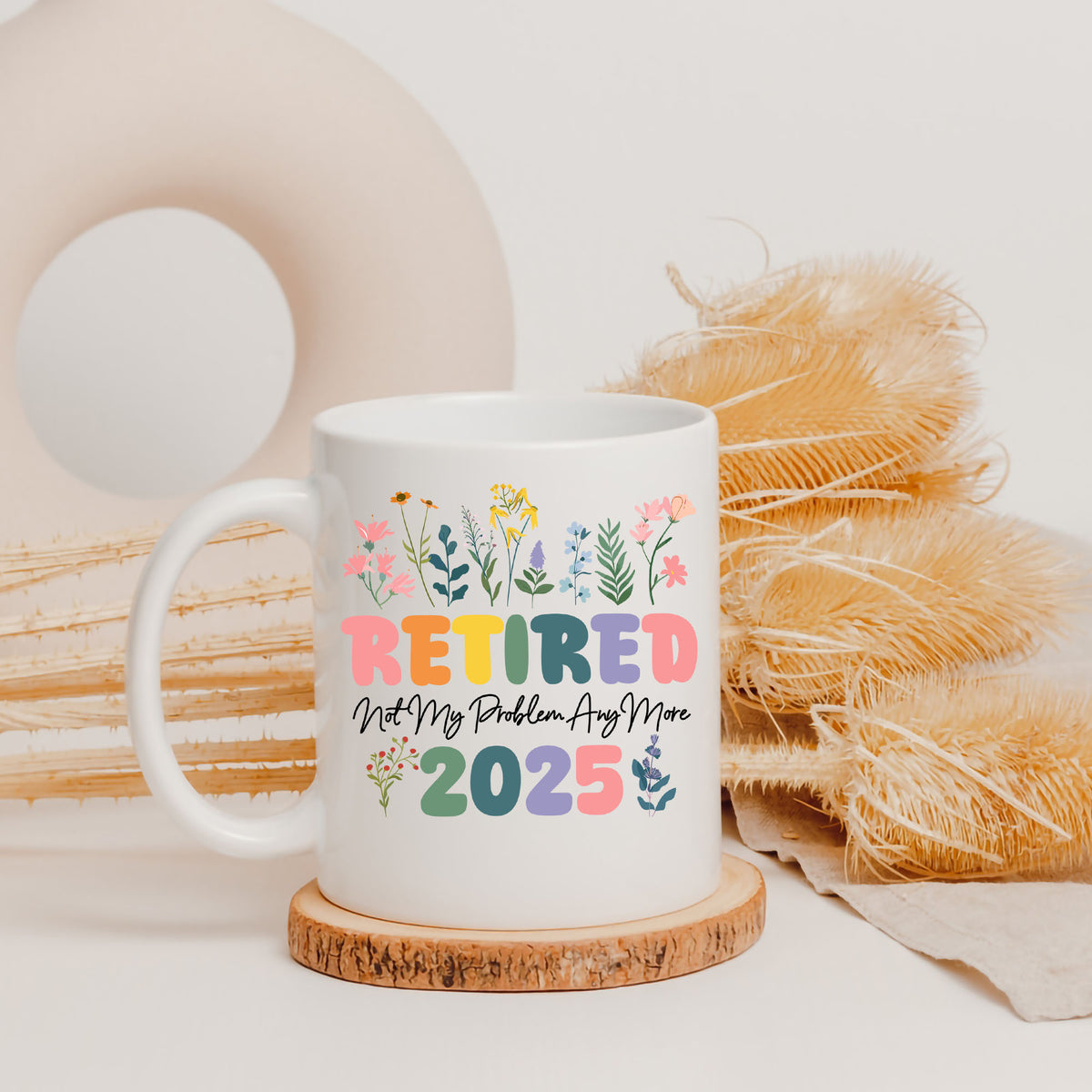 Retirement Gift For Woman Personalized Init Retire Coffee Mug 11Oz