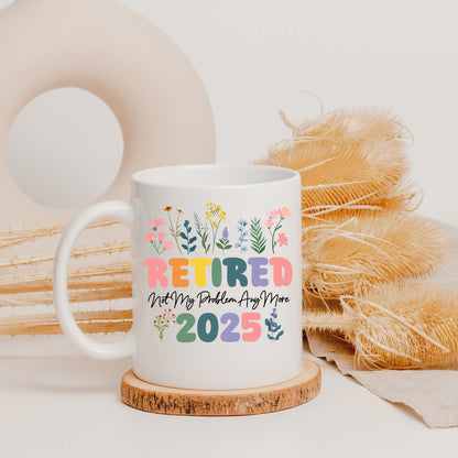 Retirement Gift For Woman Personalized Init Retire Coffee Mug 11Oz