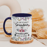 Personalized Choose States Names Grandma And Granddaughter Coffee Mug