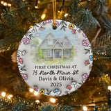 Personalized First Christmas in New Home Ornament 2025 3D Inflated Effect