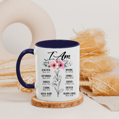 Personalized Christian Gifts For Women Init Letter Coffee Mug 11Oz