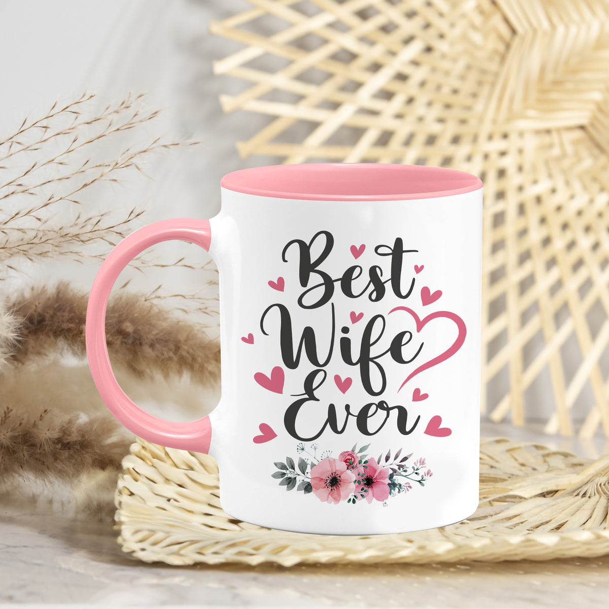 Personalized Wife Coffee Mug Vintage 11Oz 15Oz Custom Year