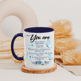Personalized Christian Init Letter Gifts For Women Coffee Mug Religious