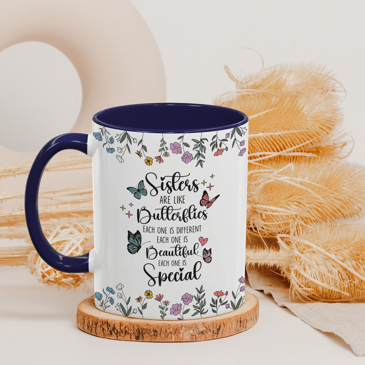 Personalized Sister Custom Name Coffee Mugs 11Oz 15Oz Birthday Christmas