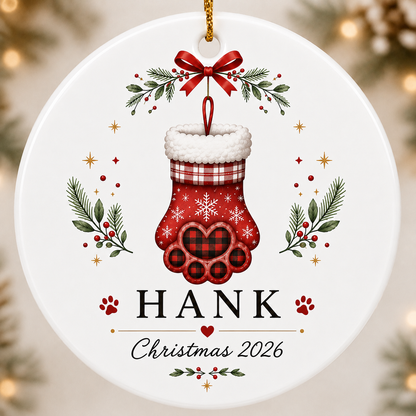Stocking Names for 3 to 6 Members Including Pets - Our First Christmas 2026 Keepsake Gift