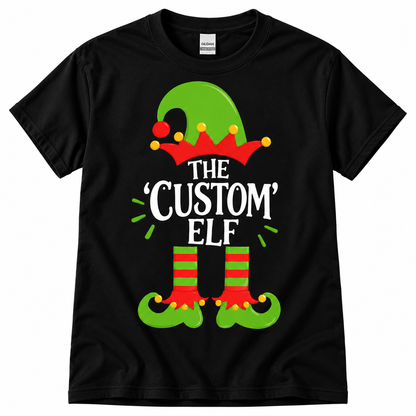 The 'CUSTOM'... Elf Family Funny Christmas T Shirt
