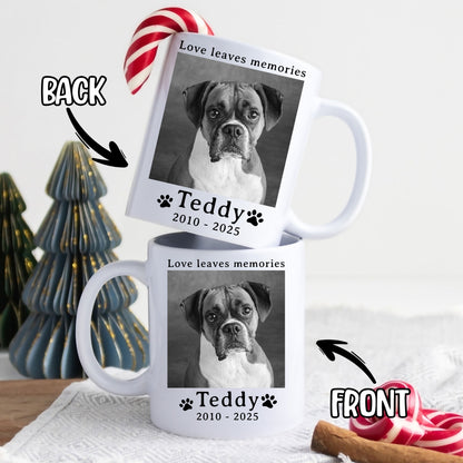 Personalized Custom Image Memorial Dog Coffee Mugs 11Oz Photo & Name