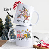 Personalized Init Letter Custom Mug 11Oz, New Mom Gifts For Women, Woman