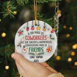 Personalized Ornament 3D Inflated Effect Coworker Custom Coworkers