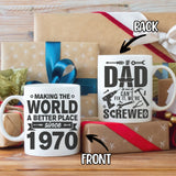 Personalized Birthday Gifts For Dad Coffee Mug 11Oz 15Oz
