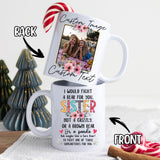 Personalized Customized Photo Mug For Sister Custom Image Coffee Mugs 11Oz