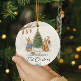 Personalized Baby's First Christmas Ornament 2025