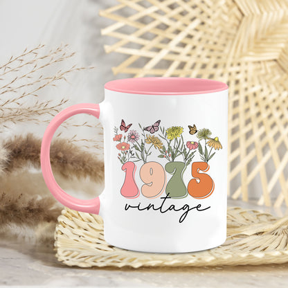 Personalized Initial Monogram Coffee Mugs - Birthday Gifts For Her, Women, Best Friend