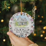 Personalized First Christmas in New Home Ornament 2025 3D Inflated Effect