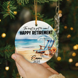 Personalized Retirement Ornament 2025