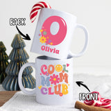 Personalized Mothers Day Gifts Coffee Mugs For Women, Init Letter Custom Mug 11Oz 15Oz