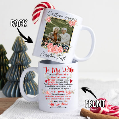 Personalized Customized Gift For Wife Custom Image Photo Coffee Mug 11Oz