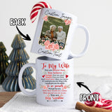 Personalized Customized Gift For Wife Custom Image Photo Coffee Mug 11Oz