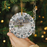 Personalized Custom Family Photo Ornament 2025 3D Inflated Effect