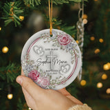 Personalized Christian Custom 3D Inflated Effect Ornament Custom Name Religious