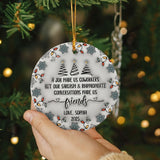 Personalized Ornament 3D Inflated Effect Coworker Gifts For Women