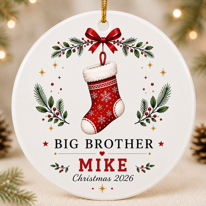 Stocking Names for 3 to 6 Members Including Pets - Our First Christmas 2026 Keepsake Gift