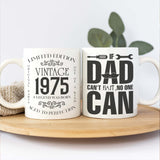 Personalized Birthday Gifts For Dad Vintage Custom Coffee Mug 11Oz 15Oz