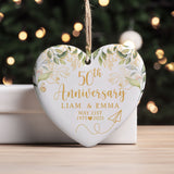 Personalized Ornament Anniversary Marriage Gift for Couple