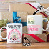 Personalized Wife Mom Grandma Legend Birthday Coffee Mug