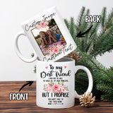 Personalized Customized Photo Mug For Bestie, Best Friends Custom Image Photo Coffee